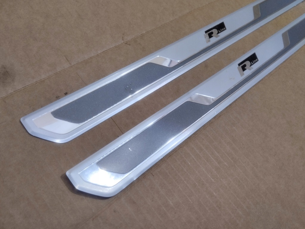 фото №6, Молдинг накладки накладка na порог хром r-line rline vw polo vi 2g kpl,