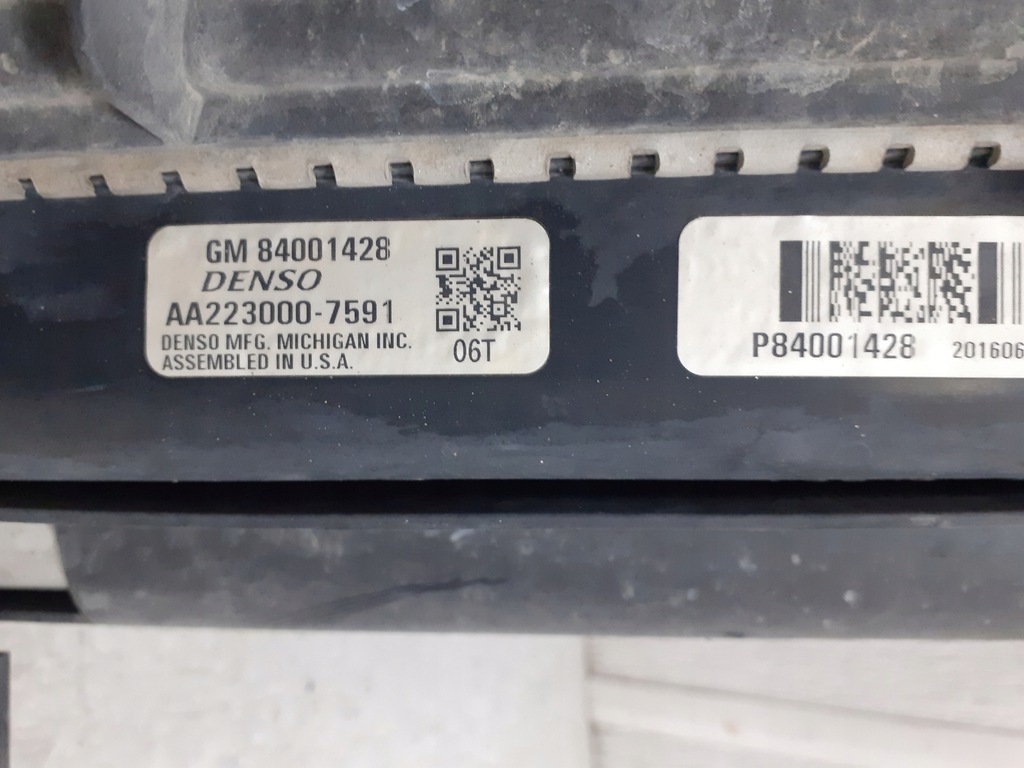 фото №6, Camaro 3.6 v6 2016- радіатор вентилятори комплект 84001428 orginał