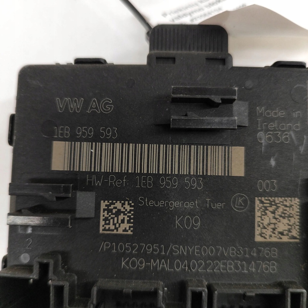 фото №6, Skoda enyaq iv 2022 перед сторона левая блок управления / модуль дверь