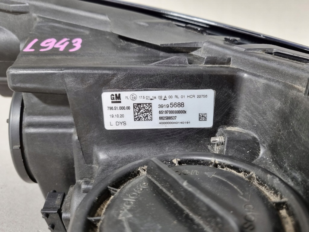 фото №11, Opel astra k v lift full led лампа ліва перед eu