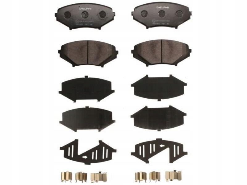 фото №3, Delphi lp1867 набір гальмівних колодок гальмівних, гальма дискові