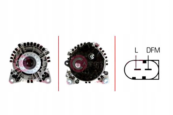 фото №1, Casco генератор vw multivan mk v 2.5 tdi 7hm. 7h