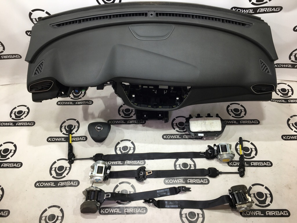 фото №1, Opel grandland приборная панель консоль подушка безопасности подушки безопасности ремни оригинал демонтаж