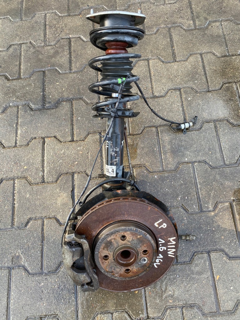 фото №2, Mini cooper r56 1.6 16v поворотный кулак амортизатор левая