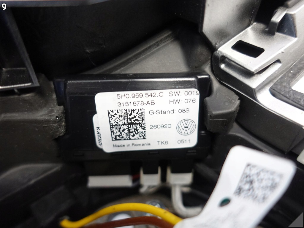 фото №10, Vw golf viii 8 5h0 passat tiguan arteon r-line воздуховод лепестки переключения виртуальный