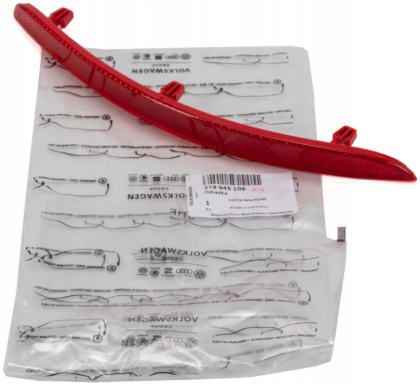 фото №1, Відбивач бампера задня правий superb 2 ii оригінал