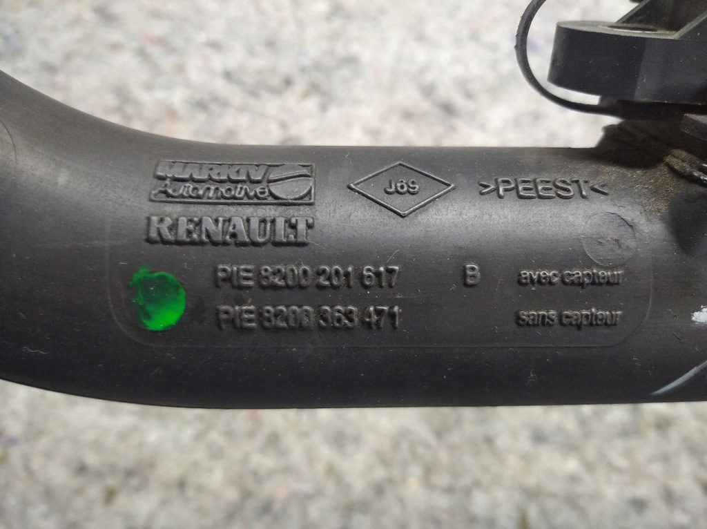 фото №6, Scenic ii megane ii 1,9 dci труба шланг турбіни