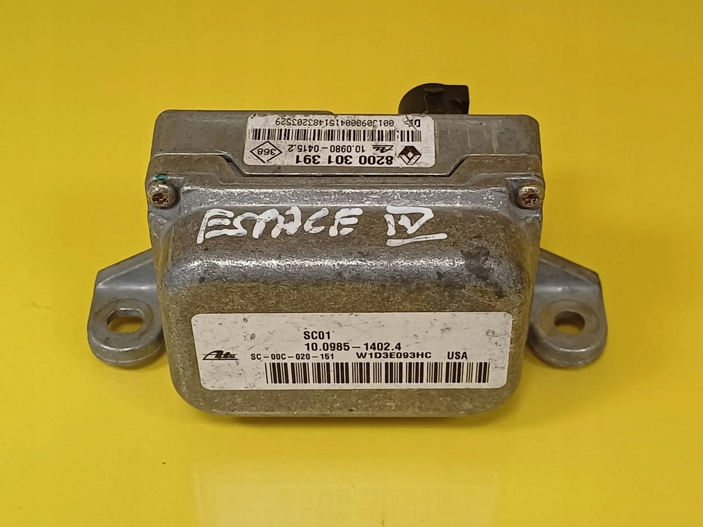 фото №1, Датчик ускорения esp renault espace iv 8200301391 nr1503