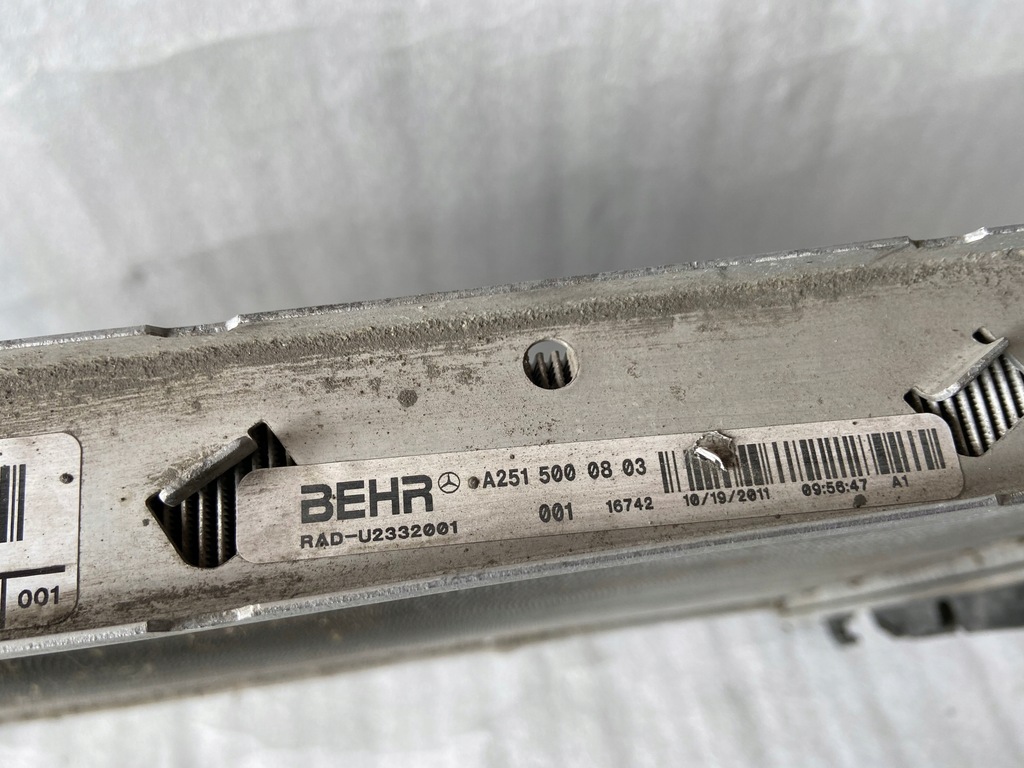 фото №12, Mercedes r-klasa w251 радіатор wody a2515000803