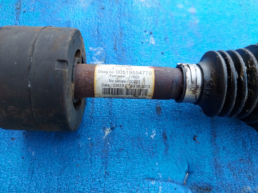 фото №2, Привідний вал fiat 500 2014 r 1.2 b права 00519554770