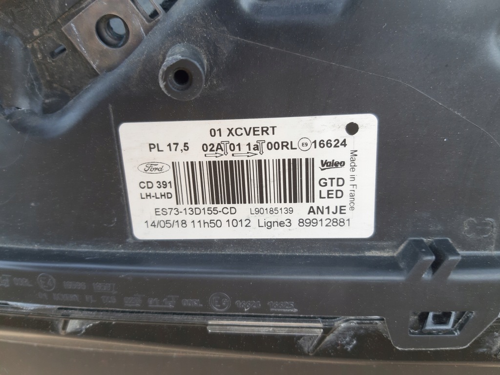 фото №12, Ford mondeo mk5 v фара лівий лампа full led