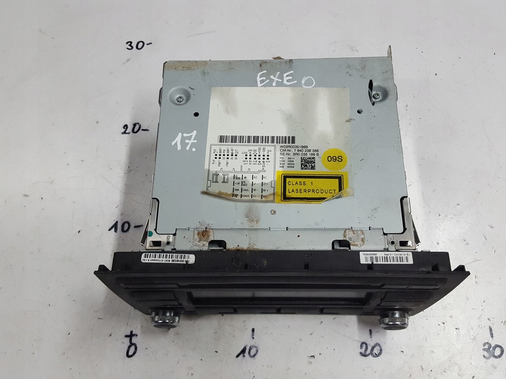 фото №4, Seat exeo 09-13r радіо cd радіопрогравач 3r0035186b