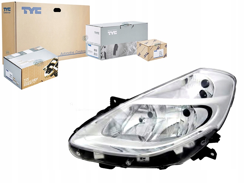 фото №1, Tyc фара h7 электрический цвет вкладыш: chromo