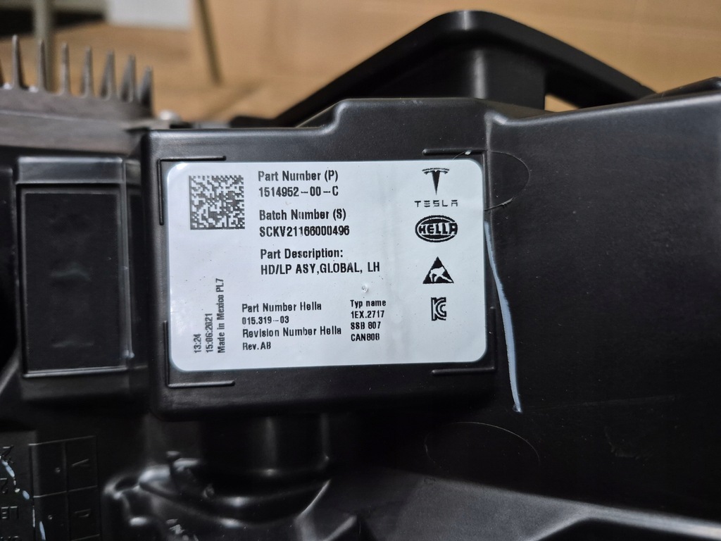 фото №11, Tesla 3 iii y lift лампа передняя перед левая