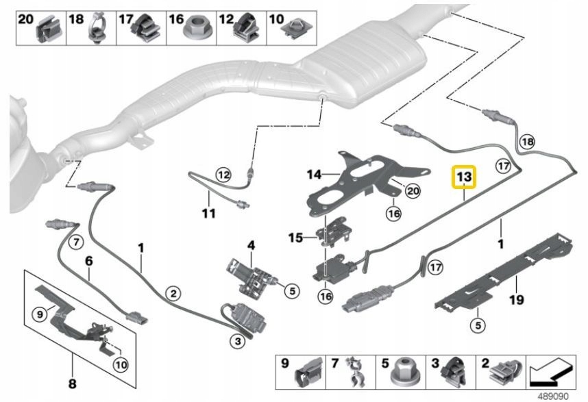 фото №12, Датчик nox bmw 7 g11 bmw 13628582026