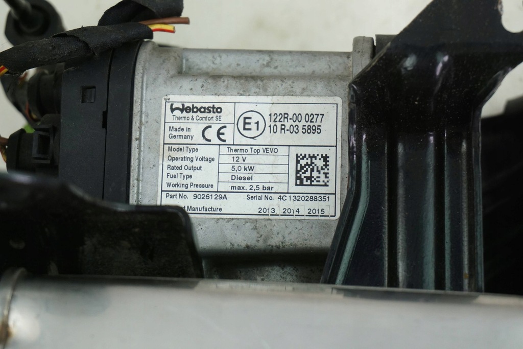 фото №9, Обогреватель стояночный webasto vw passat b7 3aa815005d 9026129a