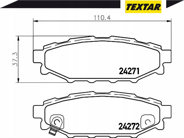 фото №9, Гальмівні колодки ham. subaru legacy 03-