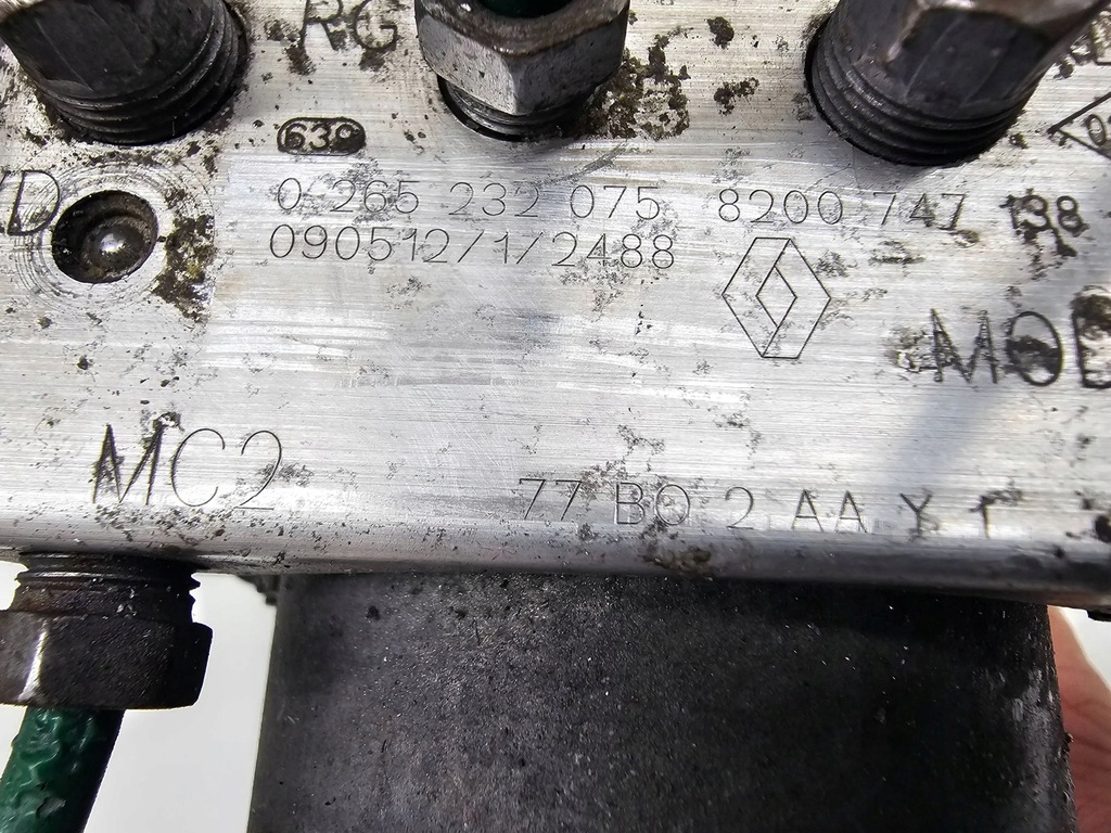 фото №5, Renault modus насос abs блок управления штекер 0265232075 8200747138 fv