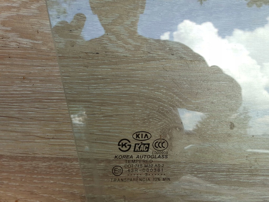 фото №1, Скло бічна права передня правий перед kia rio 5d hb