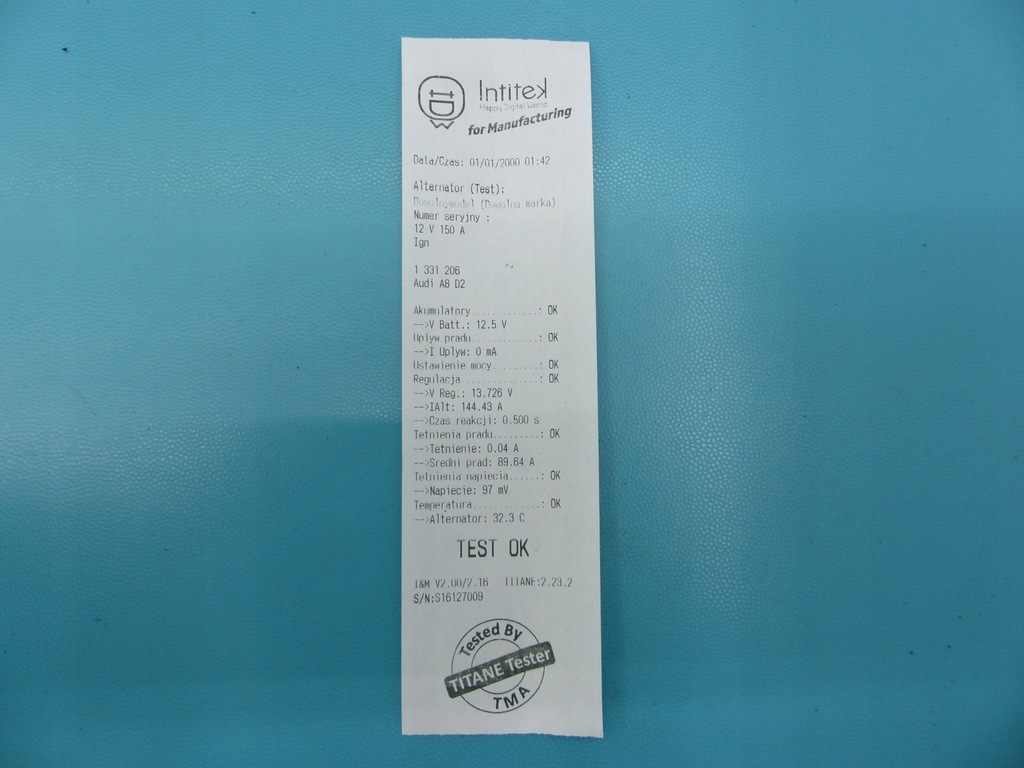 фото №7, Test генератор audi a8 d2 4.2 v8