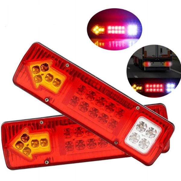 фото №8, 2x лампа do причепа причепа задня комбінована led do przyczep lawet 12v