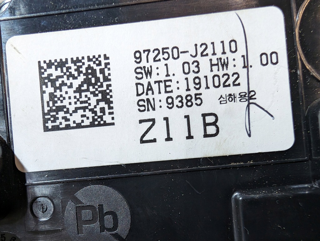 фото №8, Kia e soul iii панель керування обдув кондиціонера 97250-j2110