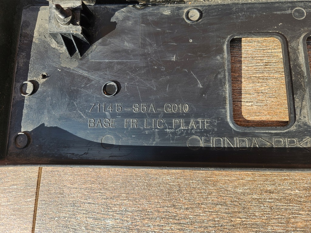 фото №9, Honda civic viii 06-11r sedan кронштейн номерного знака реєстраційний рамка