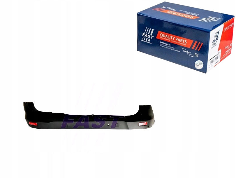 фото №2, Fast бампер ford transit connect 13 задня czarn