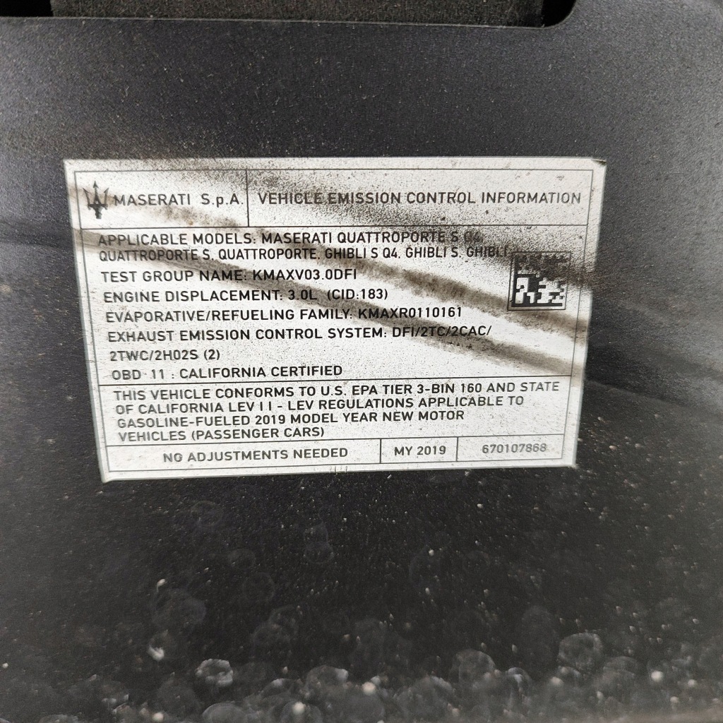 Maserati ghibli 2019 кришка передня / капот двигуна Київ