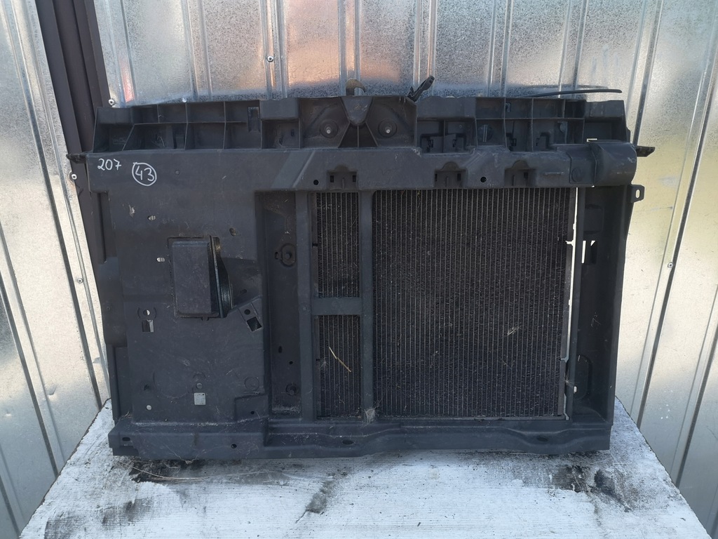 фото №1, Pas передний радиатор peugeot 207 lift 1.4b