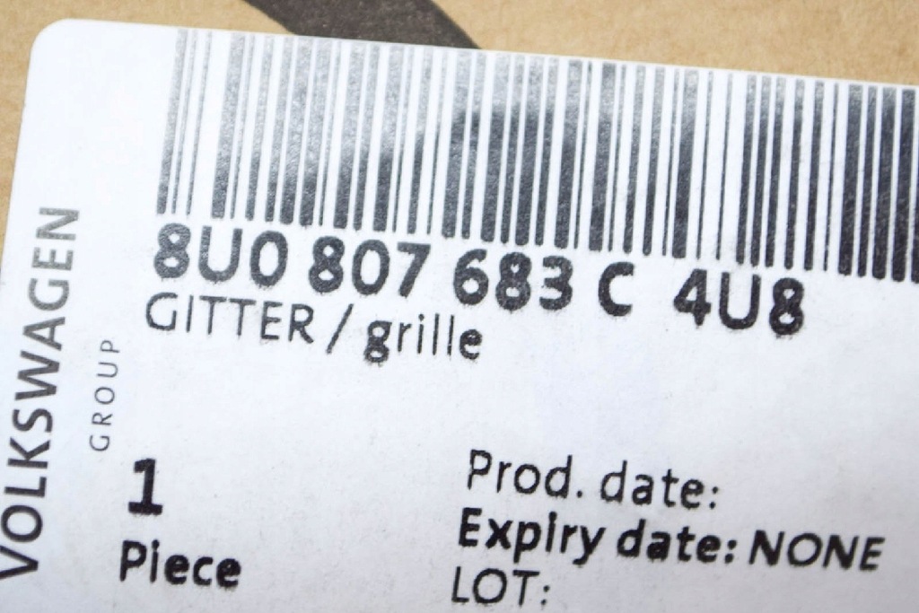 фото №10, Audi q3 8u нижня захист бампера передній 8u0807683c 4u8 оригінальна nowa