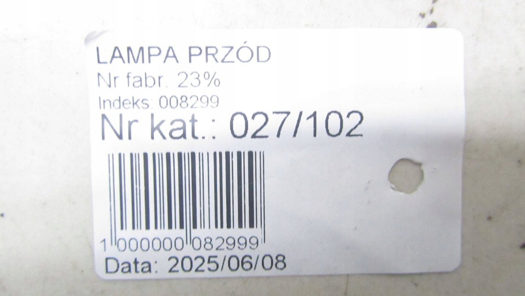 фото №7, Trafic vivaro ii лампа правая перед 8200701356 06-