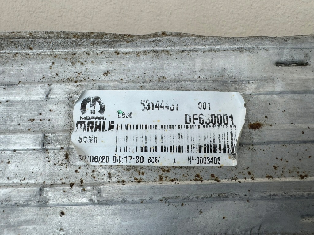 Fiat ducato boxer jumper 14-21r интеркулер радиатор воздуха 53144431 в Украине