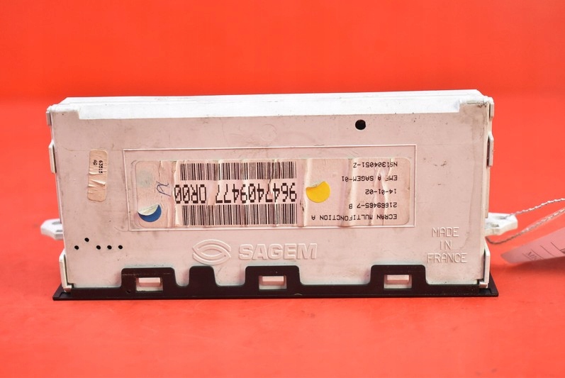 фото №6, Дисплей 9647409477 citroen c3 1 i 02-10