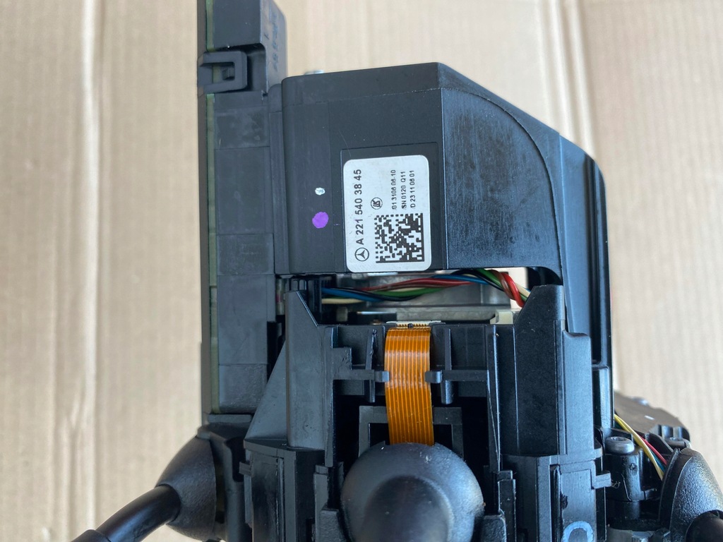 фото №11, Mercedes w216 221 a2215403845 a2215457832 датчик kąta повороту перемикач підрульовий перемикачі