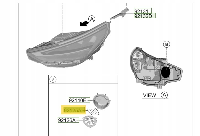 Купить Абсорбер влажности фары hyundai