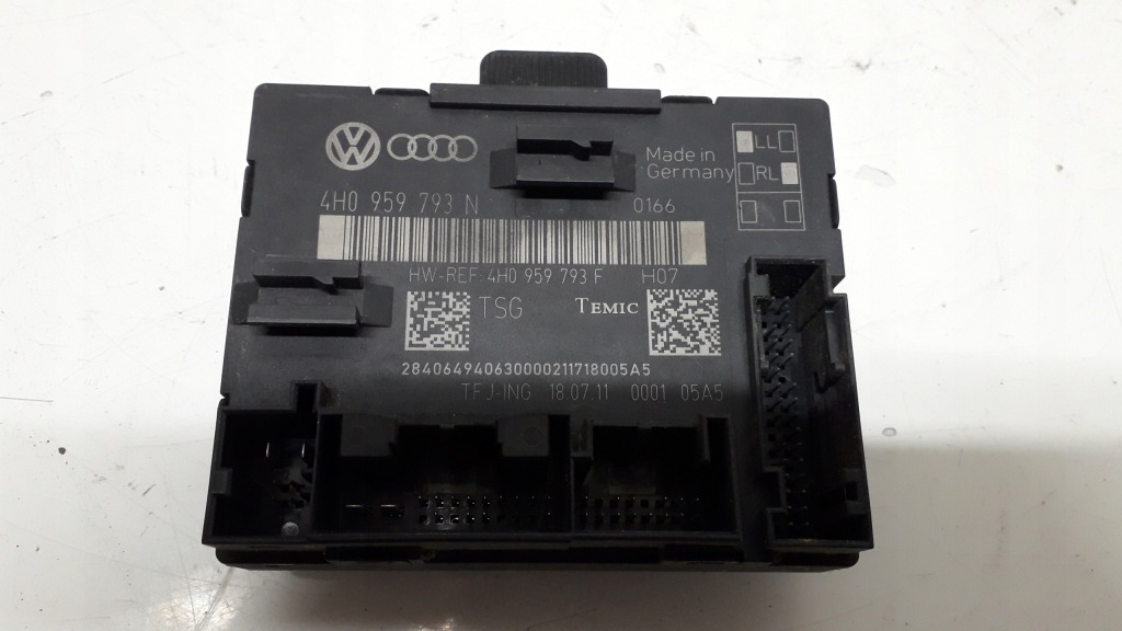 Купить Vw touareg 7p модуль дверь блок управления 4h0959793n