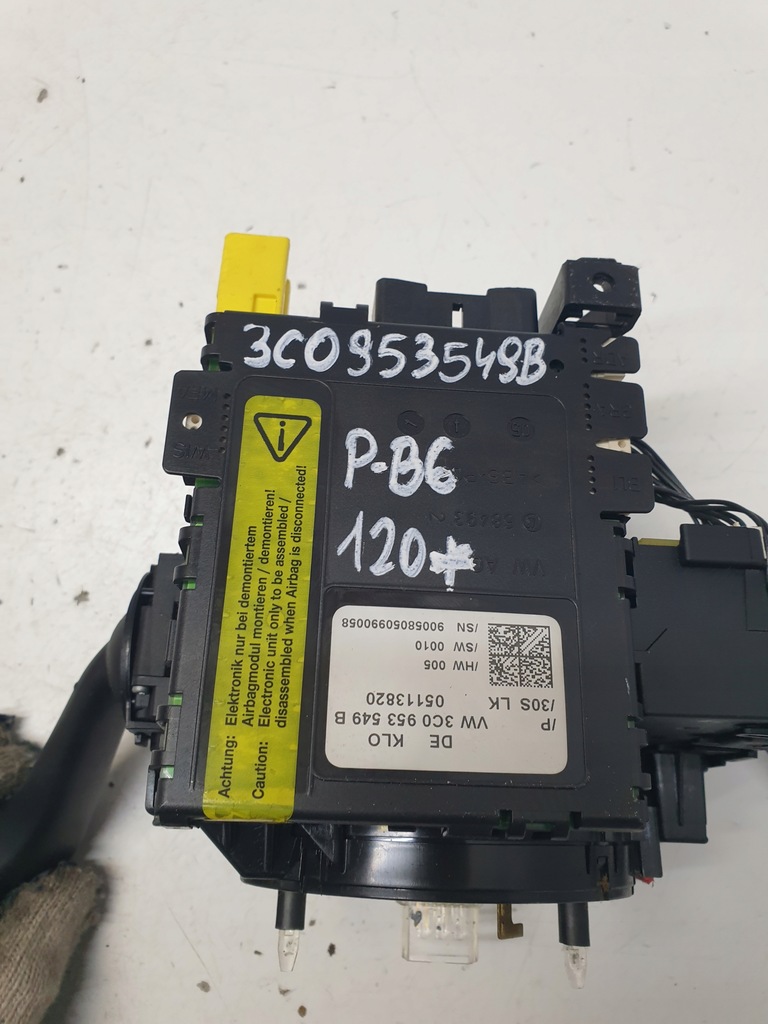 фото №7, Переключатель комбинированный переключатели vw passat b6 3c0953549b