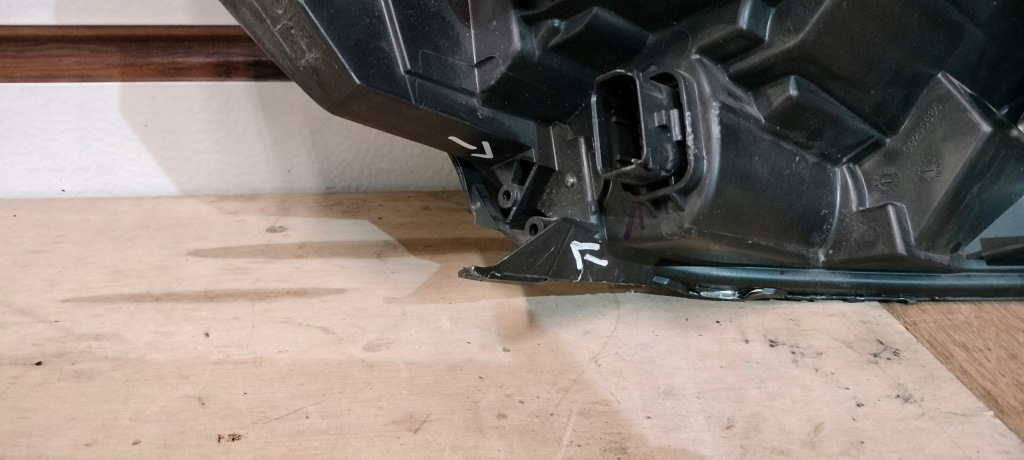 Лампа ліва передня лівий перед renault express звичайна + led 260600331r Оригінал