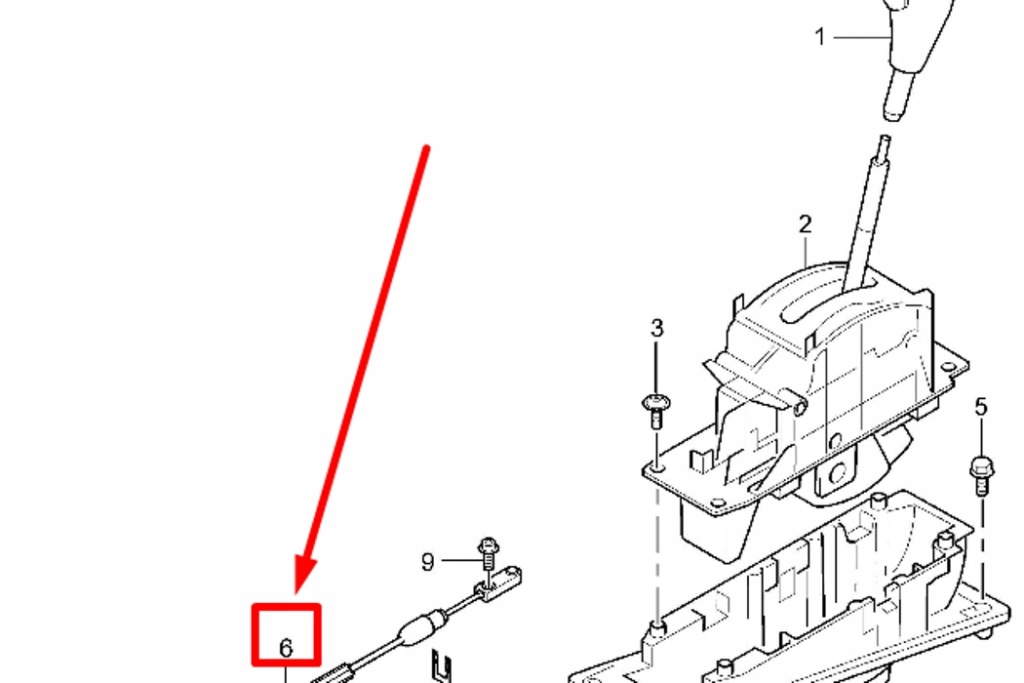 фото №9, Porsche cayenne 92a трос механізму перемикання передач nowa оригінальна 9584260