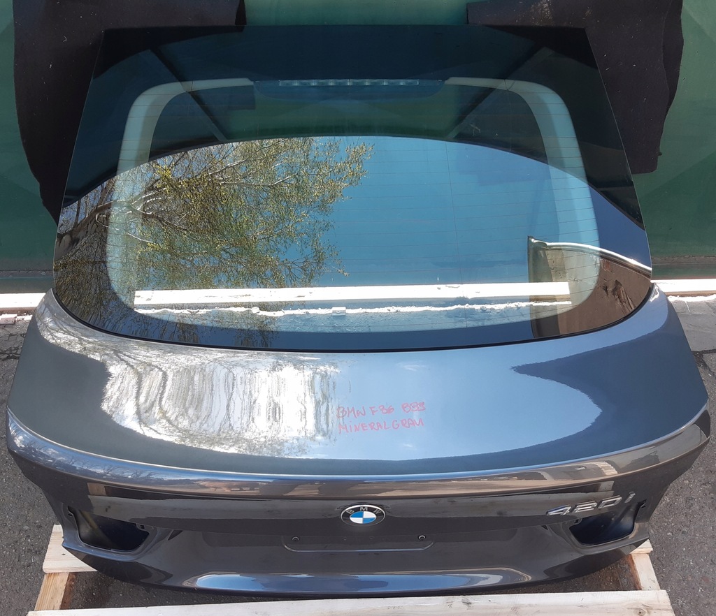 фото №10, Bmw 4 f36 gt 17r кришка багажника багажника b39 mineralgrau