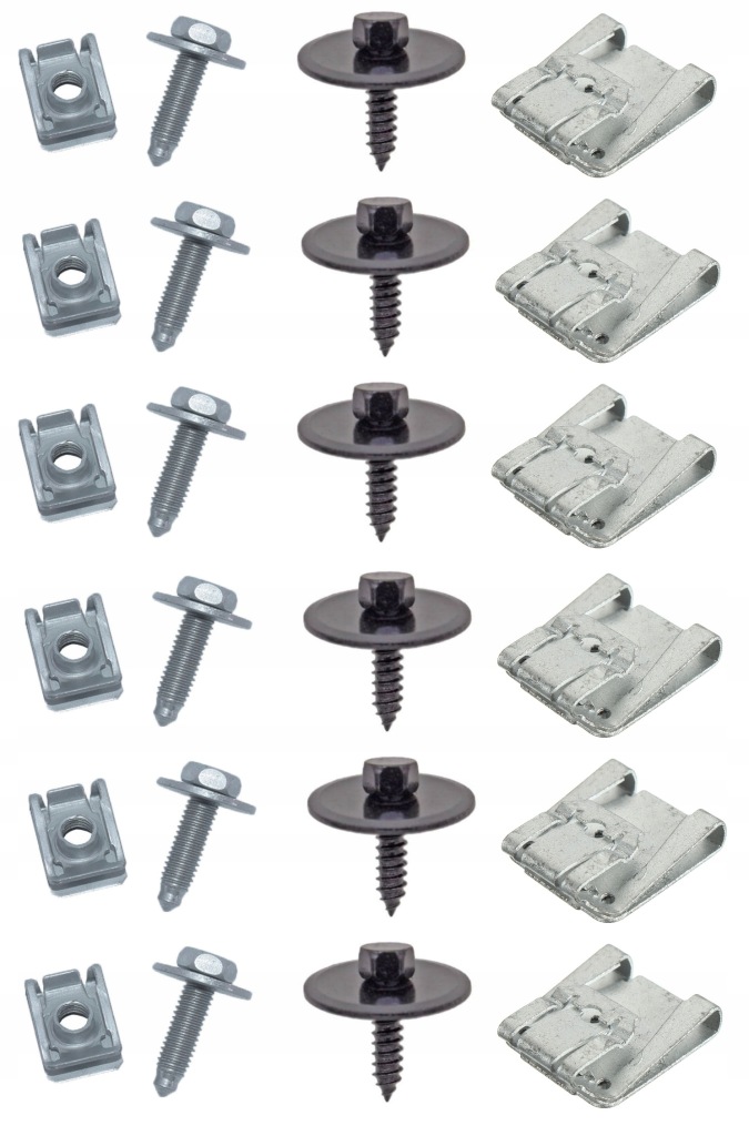 фото №1, Mercedes набор клипсы защита двигателя коробки передача