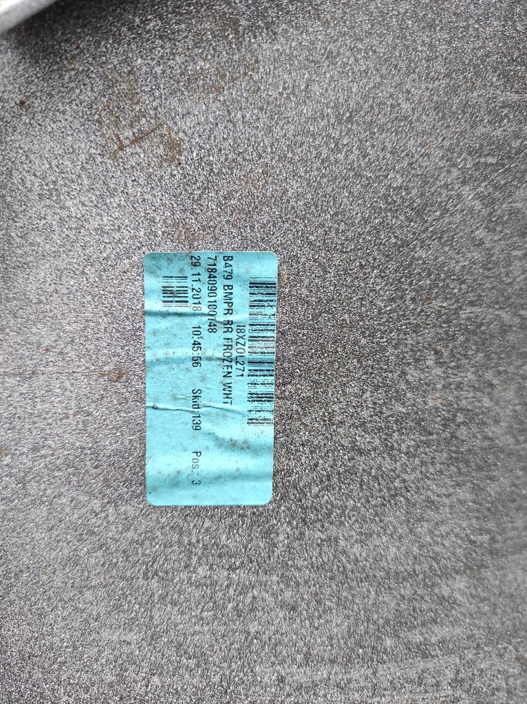 фото №9, Бампер задняя задний ford fiesta mk8