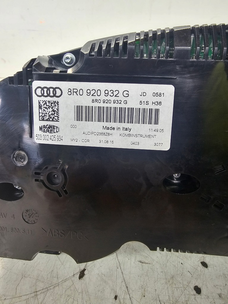 фото №9, Лічильник прилади audi q5 8r lift 3.0 tdi 8r0920932g europa