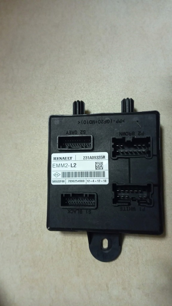 фото №1, Блок управления модуль бортовой компьютер duster ii 231a09335r