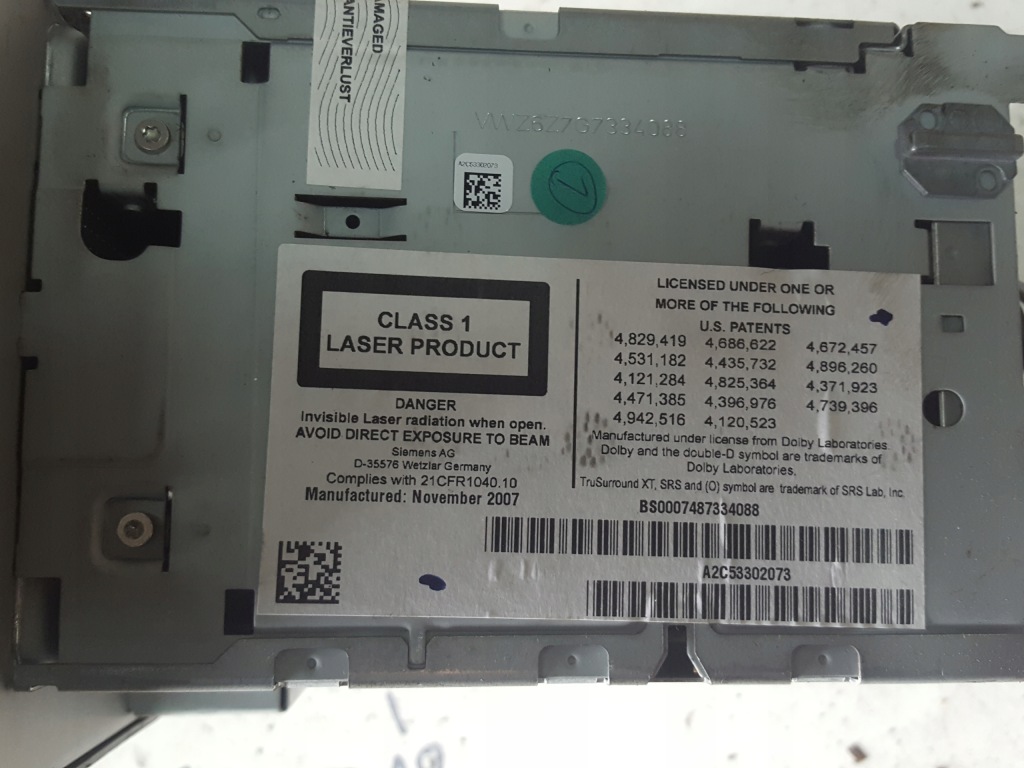 фото №4, Vw eos 06-10r passat touran golf навигация радио