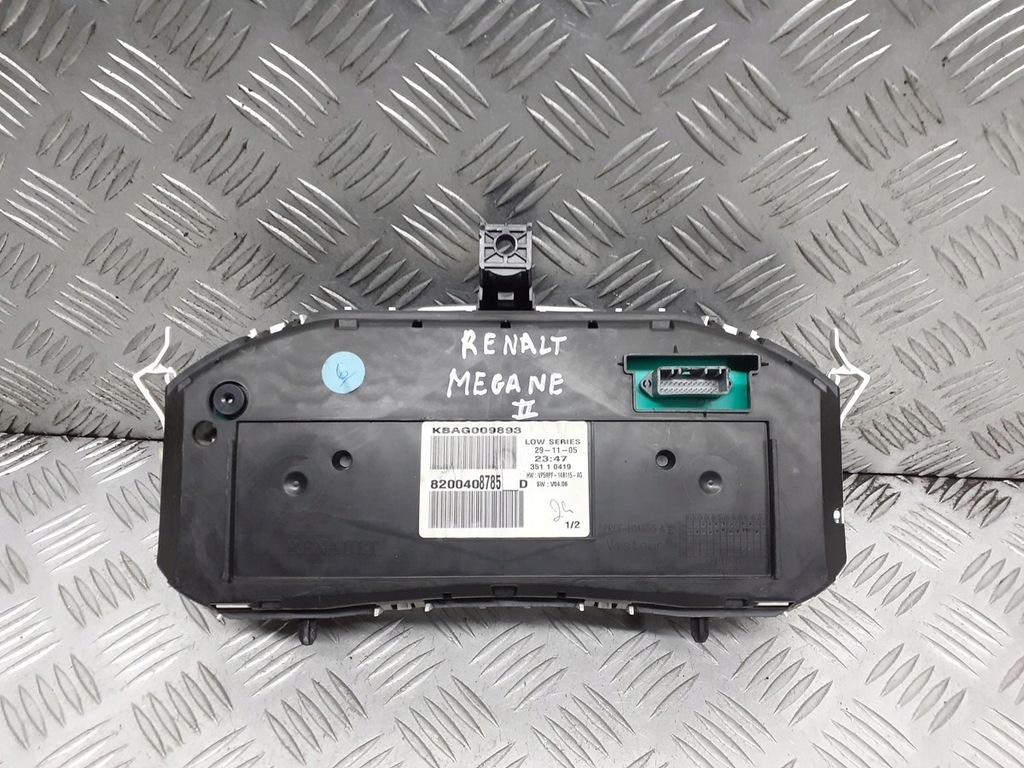 фото №3, Лічильник прилади renault megane ii 1.9dci 8200408785