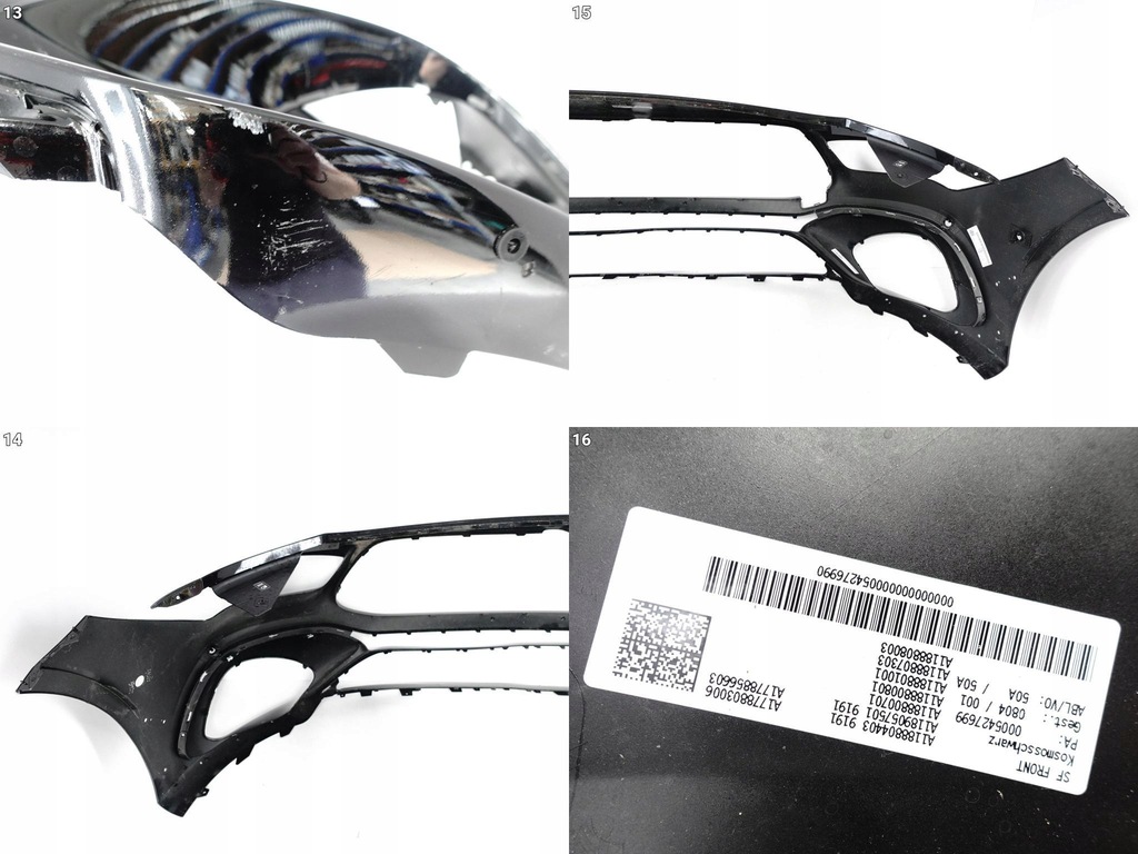 фото №11, Mercedes cla cla45 c118 45 amg 19- бампер перед pdc