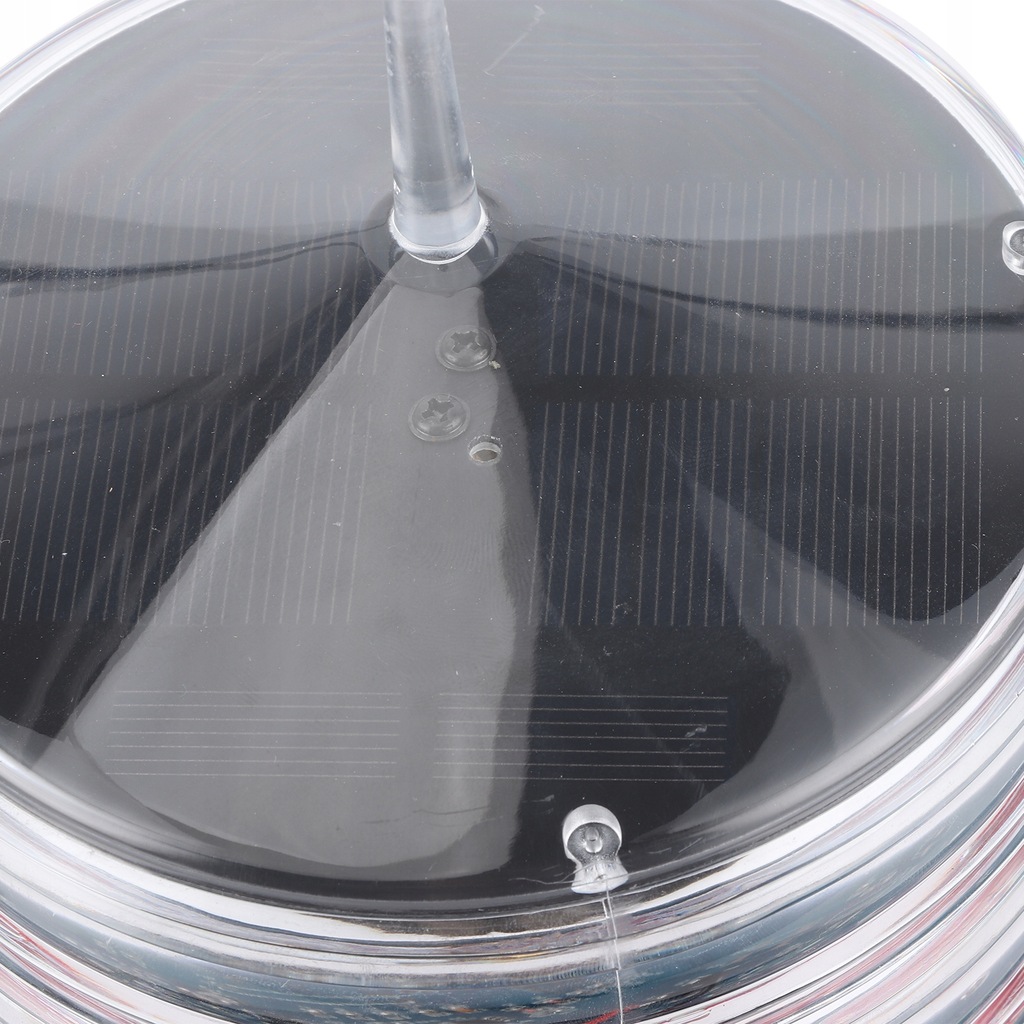 фото №14, Лампа предупредительная zasilana энергия солнечная led migająca плавающая лампа