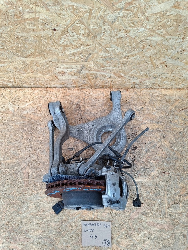 фото №5, Porsche panamera 4s 970 підвіска лівий задня поворотний кулак важіль